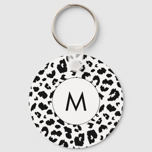 Maßgeschneiderter Leoparddruck Schlüsselanhänger (Vorderseite)