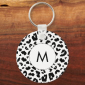 Maßgeschneiderter Leoparddruck Schlüsselanhänger (Vorderseite)