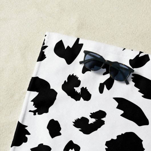 Maßgeschneiderter Leoparddruck Strandtuch (Beispiel)
