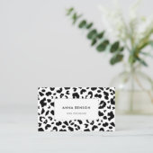 Maßgeschneiderter Leoparddruck Visitenkarte (Stehend Vorderseite)