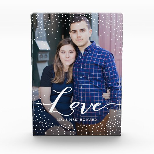 Maßgeschneiderter Liebe Hochzeitblock für Fotos (Vorderseite)