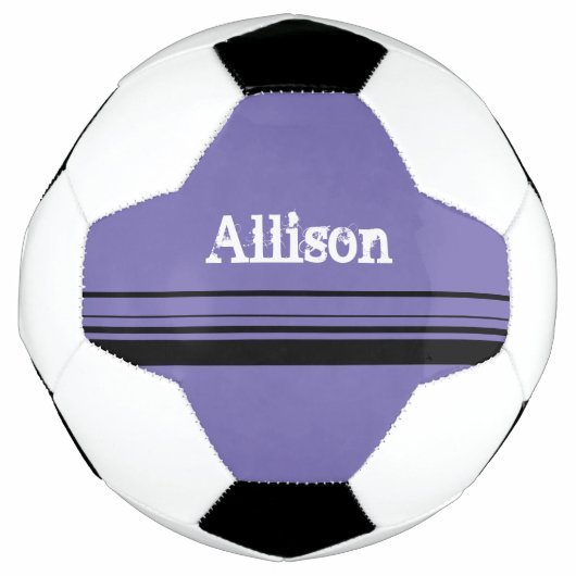 Maßgeschneiderter Lila Fußballball Fußball (Vorderseite)