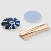 Maßgeschneiderter Lüfter mit schwarzen Windmühlenb Fächer (Non-assembled)