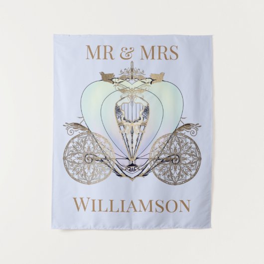 Maßgeschneiderter Märchenbus Wandteppich (Vorderseite)