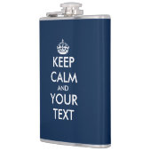 Maßgeschneiderter Marineblau behalte ruhige, extra Flachmann (Links)