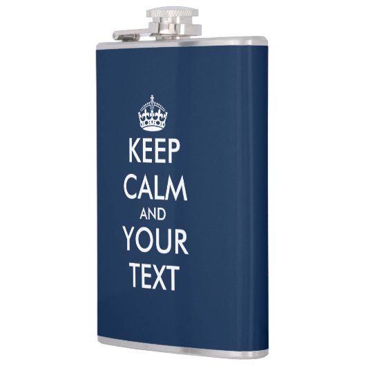 Maßgeschneiderter Marineblau behalte ruhige, extra Flachmann (Links)