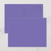 Maßgeschneiderter Markenstandard Periwinkle Pictur Postkarte (Vorne/Hinten)