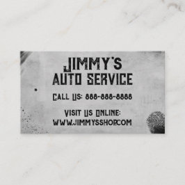 Maßgeschneiderter Maschinenladen Visitenkarte