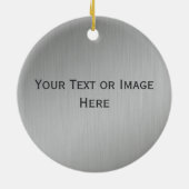 Maßgeschneiderter Metallschmuck Keramikornament (Hinten)