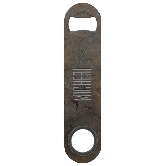 Maßgeschneiderter Metallschnellöffner Speed Flaschenöffner (Vorderseite)