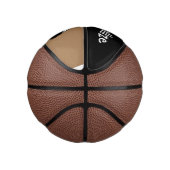 Maßgeschneiderter Mini-Basketball mit kleinem Logo Mini Basketball (Rechts)