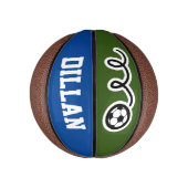 Maßgeschneiderter Mini-Basketball mit kleines Fußb Mini Basketball (Vertikal)