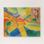 Maßgeschneiderter, moderner Abstrakter Eiffelturm Puzzle (Horizontal)