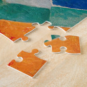 Maßgeschneiderter, moderner Abstrakter Eiffelturm Puzzle (Seite)