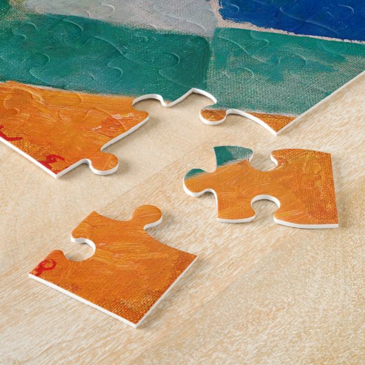 Maßgeschneiderter, moderner Abstrakter Eiffelturm Puzzle (Seite)