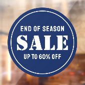 Maßgeschneiderter, moderner Blue Business Store Ve Fensteraufkleber (Blatt 2)