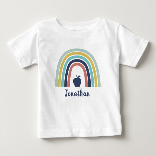 Maßgeschneiderter, moderner Bohaparnelenbogen Baby T-shirt (Vorderseite)