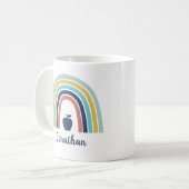 Maßgeschneiderter, moderner Bohaparnelenbogen Kaffeetasse (Vorderseite Links)