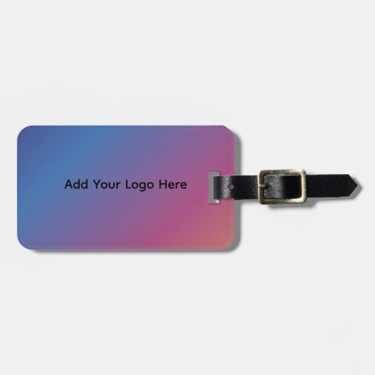 Maßgeschneiderter moderner Gepäckanhänger | Person (Vorderseite horizontal)