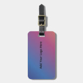 Maßgeschneiderter moderner Gepäckanhänger | Person (Vorderseite vertikal)