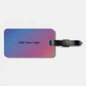 Maßgeschneiderter moderner Gepäckanhänger | Person (Rückseite horizontal)