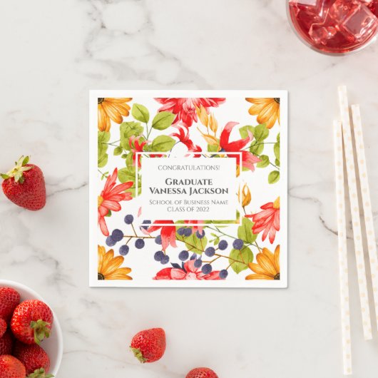 Maßgeschneiderter moderner heller Abschluss Serviette (Beispiel)