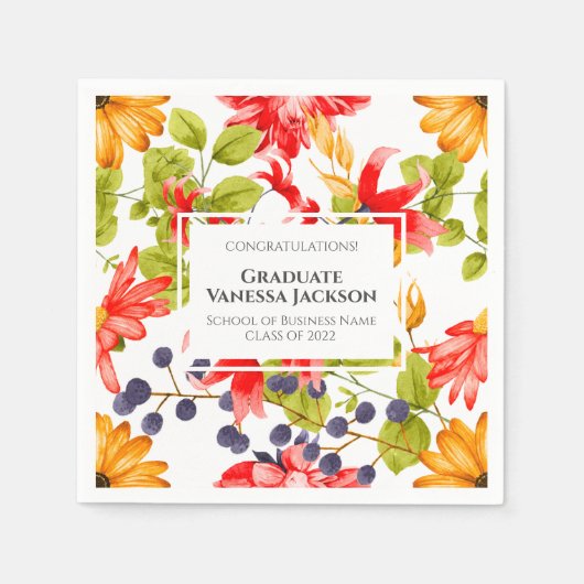 Maßgeschneiderter moderner heller Abschluss Serviette (Vorderseite)