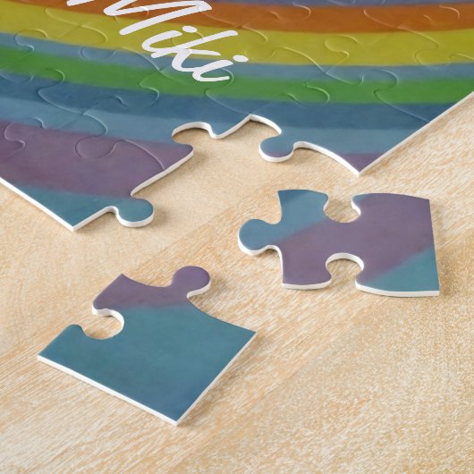 Maßgeschneiderter, moderner, kunstfarbiger Abstrak Puzzle (Seite)