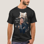 Maßgeschneiderter moderner niedlicher Cat-Fotomate T-Shirt (Vorderseite)