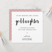 Maßgeschneiderter moderner und Niedlicher Godtocht Karte (Vorderseite/Rückseite Beispiel)