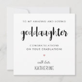 Maßgeschneiderter moderner und Niedlicher Godtocht Karte (Vorderseite)