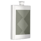 Maßgeschneiderter Moosgrüner Kolben Flachmann (Rechts)