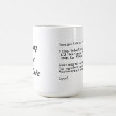 Maßgeschneiderter Mug-Kuchen - Vollständiges Rezep Kaffeetasse (Mittel)