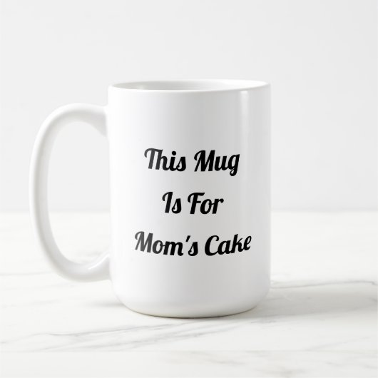Maßgeschneiderter Mug-Kuchen - Vollständiges Rezep Kaffeetasse (Links)