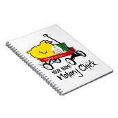 Maßgeschneiderter Name für den mobilen Notar-Chick Notizblock (Rechte Seite)