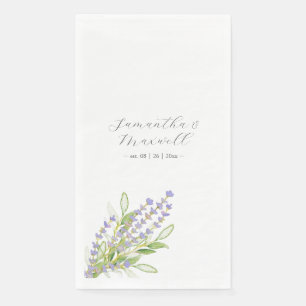 Maßgeschneiderter Napkins-Wasserfarbenlavender Serviette