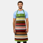 Maßgeschneiderter Naturettönungsstreifen Schürze (Getragen)