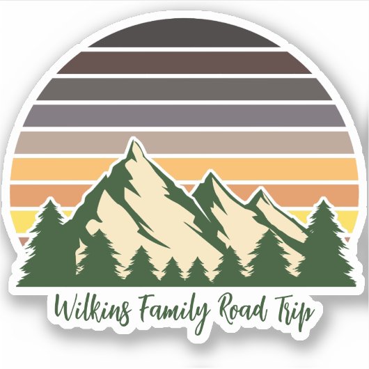 Maßgeschneiderter Natururlaub Grünwaldflasche Aufkleber (Vorderseite)