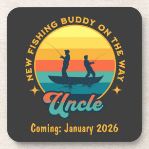 Maßgeschneiderter neuer Fangbuddy kommt Onkel Gesc Getränkeuntersetzer