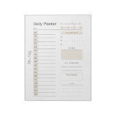 Maßgeschneiderter neutraler Tagesplaner - höchste Notizblock (Rotiert)