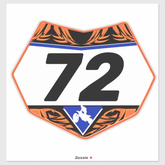 Maßgeschneiderter Nummernschild-Vinyl-Aufkleber Aufkleber (Blatt)