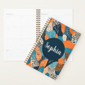 Maßgeschneiderter Orange- und Blue Cheetah Print P Planer (Anzeige)
