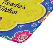 Maßgeschneiderter pakistanischer LKW Art Glass Cut Schneidebrett (Ecke)