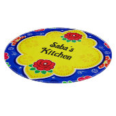 Maßgeschneiderter pakistanischer LKW Art Glass Cut Schneidebrett (Ecke)