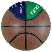 Maßgeschneiderter Personalisierter Basketballball Basketball (Rechts)