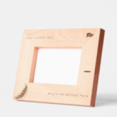 Maßgeschneiderter Personalisierter Bilderrahmen-Go Geätzte Rahmen (Links)