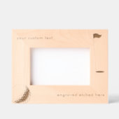 Maßgeschneiderter Personalisierter Bilderrahmen-Go Geätzte Rahmen (Vorderseite)