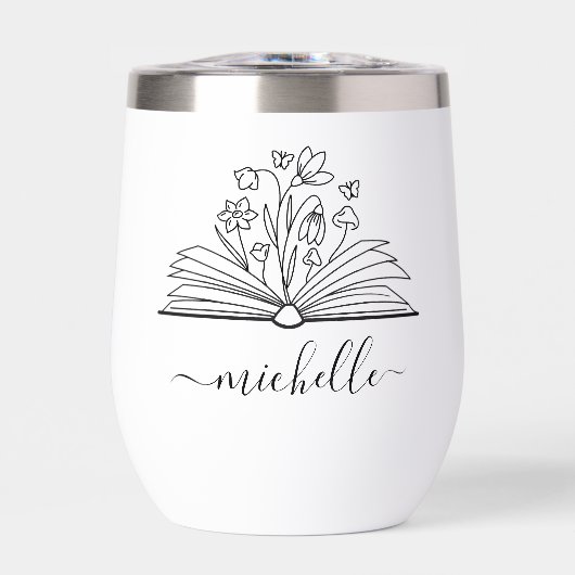 Maßgeschneiderter persönlicher Floral Book Reader (Vorderseite)