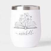 Maßgeschneiderter persönlicher Floral Book Reader (Rückseite)