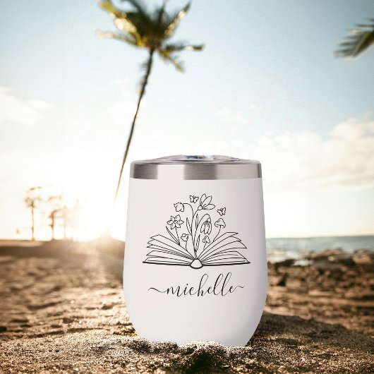 Maßgeschneiderter persönlicher Floral Book Reader